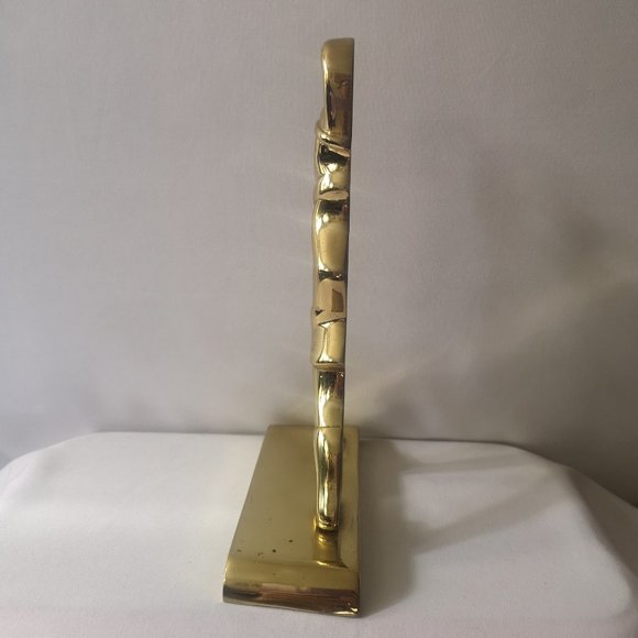 Vintage Virginia Metalcrafters Williamsburg Solid Brass Soldier Door Stopper - Picture 3 of 6